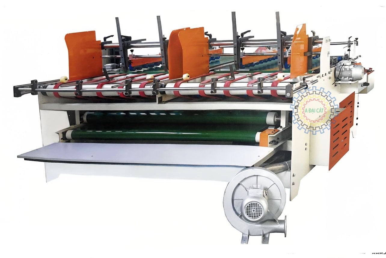 Máy dán thùng hộp carton 2 line bán tự động HXJ2000