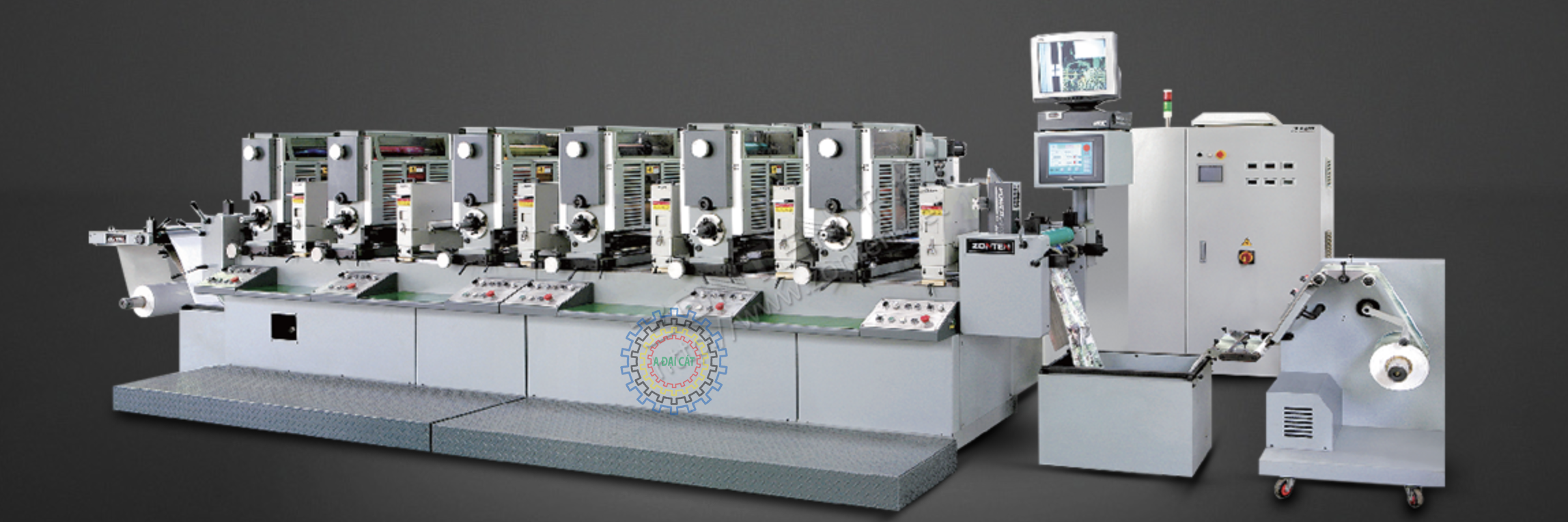 Máy in nhãn nhựa, giấy  SUPER-320