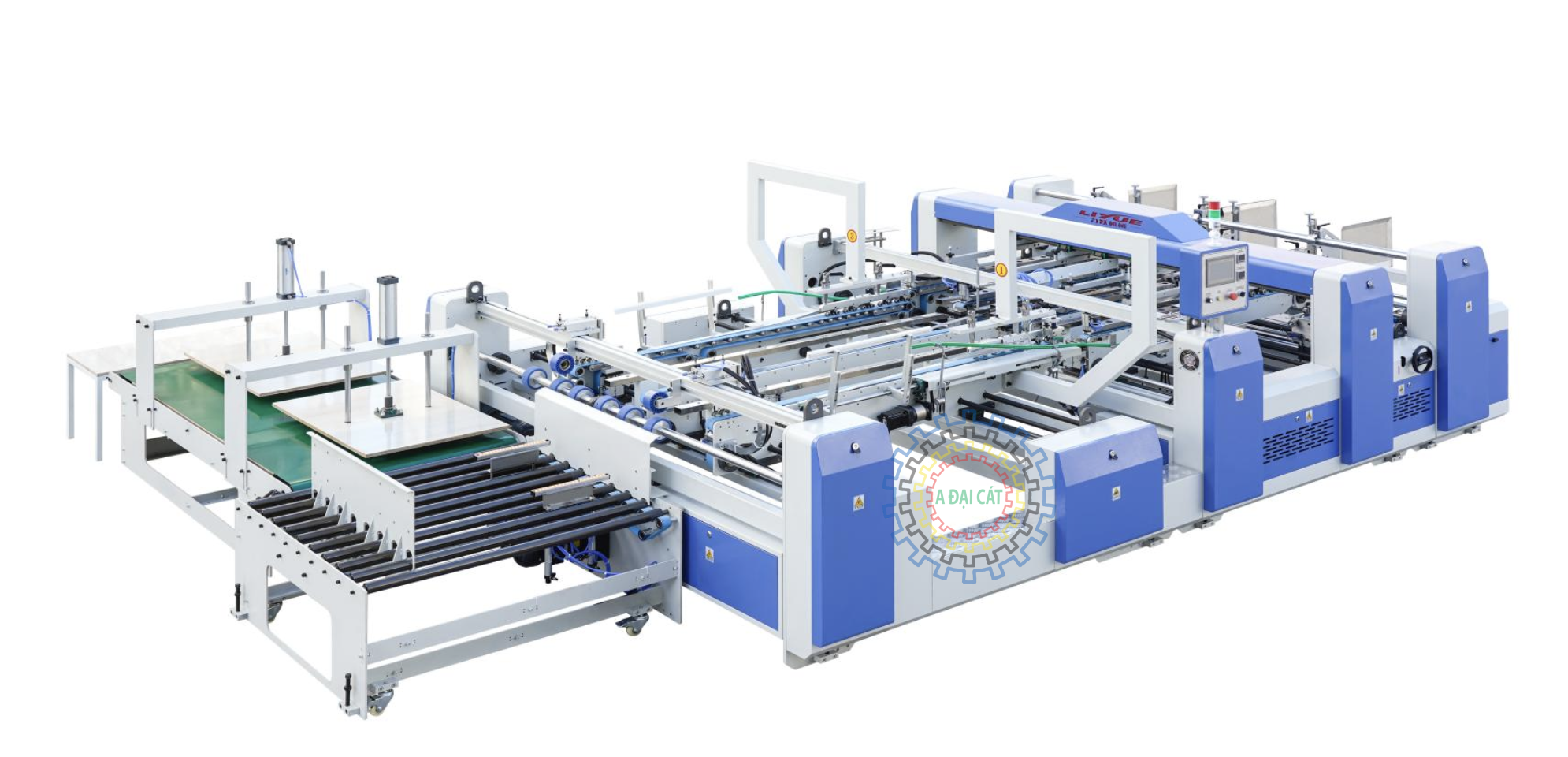 Máy dán carton 2 mảnh tự động