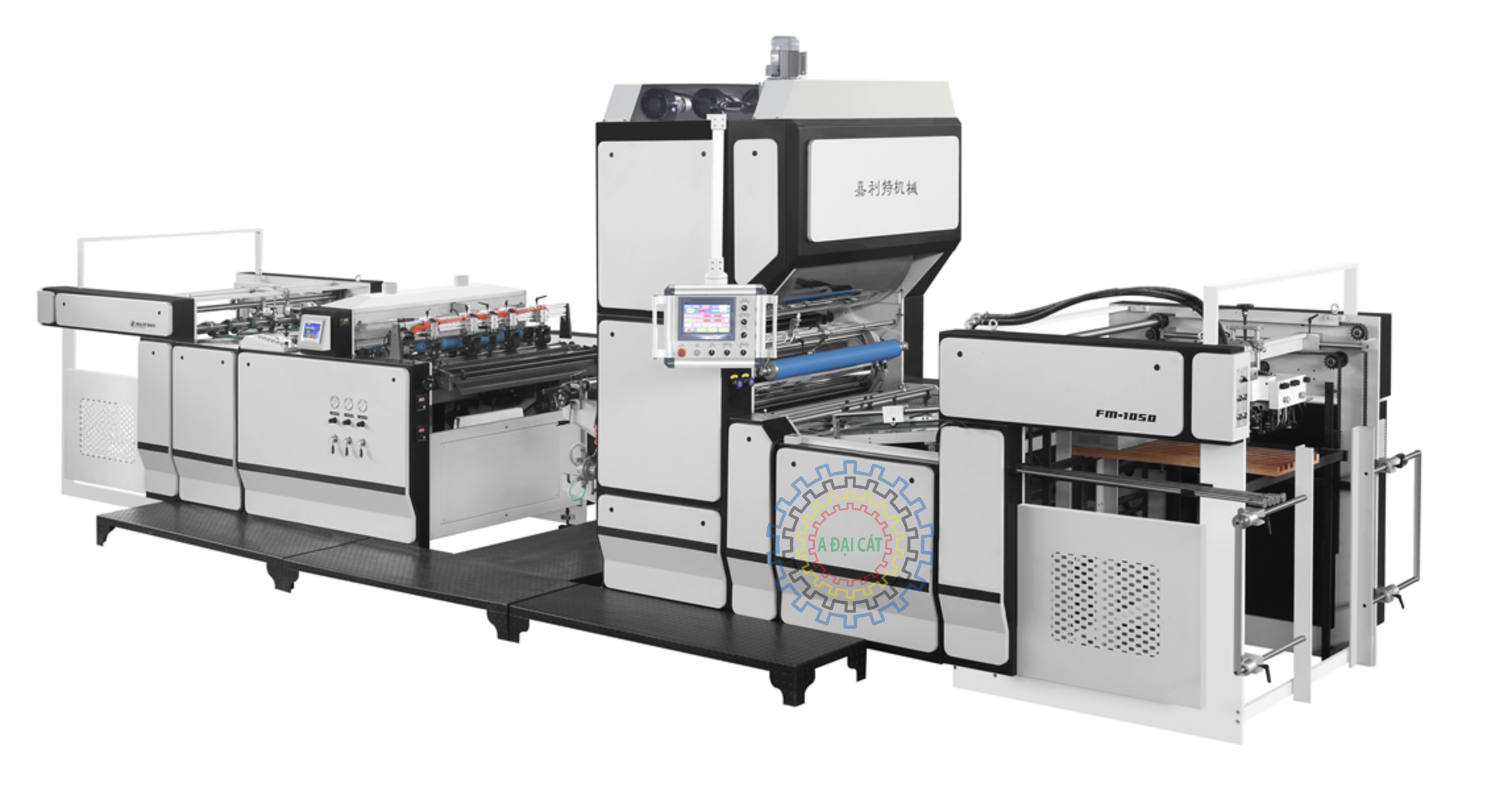 Máy cán màng kép thông minh dọc FM-H (Dao nóng)